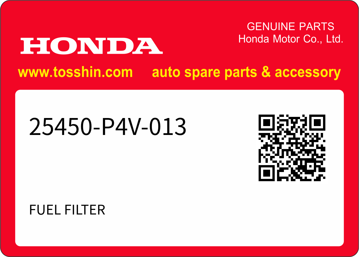 Honda 25450-P4V-013 FUEL FILTER