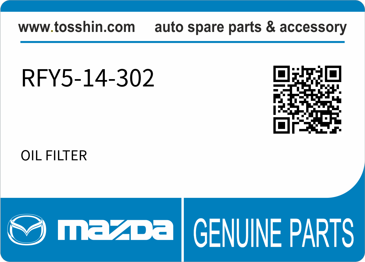 Mazda RFY5-14-302 OIL FILTER