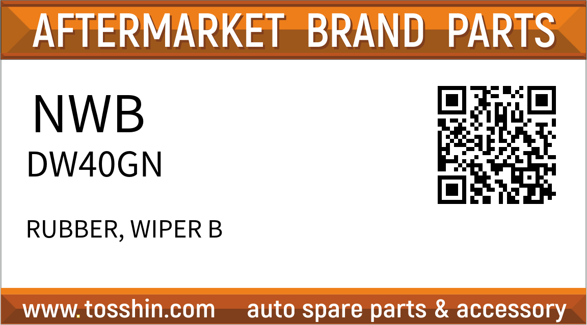 NWB DW40GN RUBBER, WIPER B