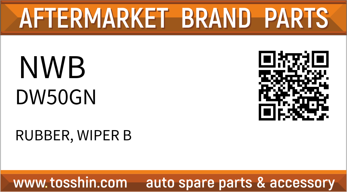 NWB DW50GN RUBBER, WIPER B