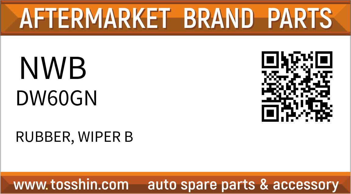 NWB DW60GN RUBBER, WIPER B